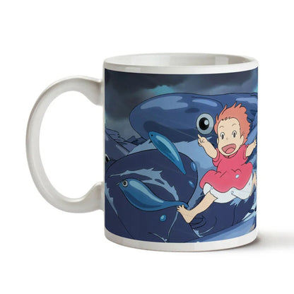 Ponyo on the Cliff - Ponyo auf der Welle - Keramik Tasse - 340ml - Semic