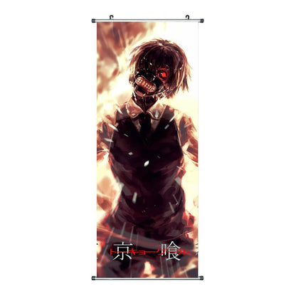 Tokyo Ghoul - Rollbild aus Stoff - 100x40cm