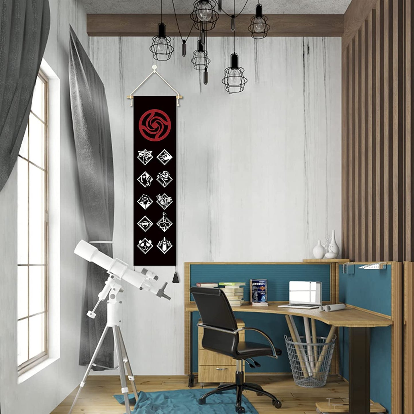 Jujutsu Kaisen - Jujutsu Sorcerers & Curses - Rollbild aus Stoff - 130x33cm