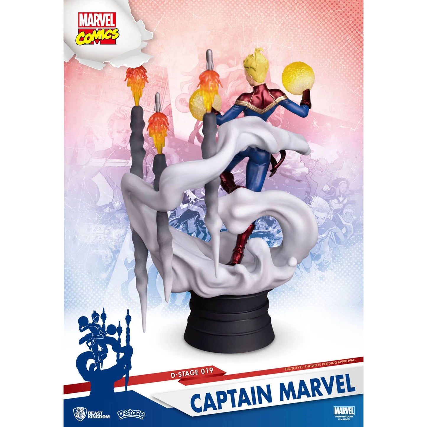 Marvel Comics - Captain Marvel - D-Stage Diorama DS-019 - 16cm - Beast Kingdom
