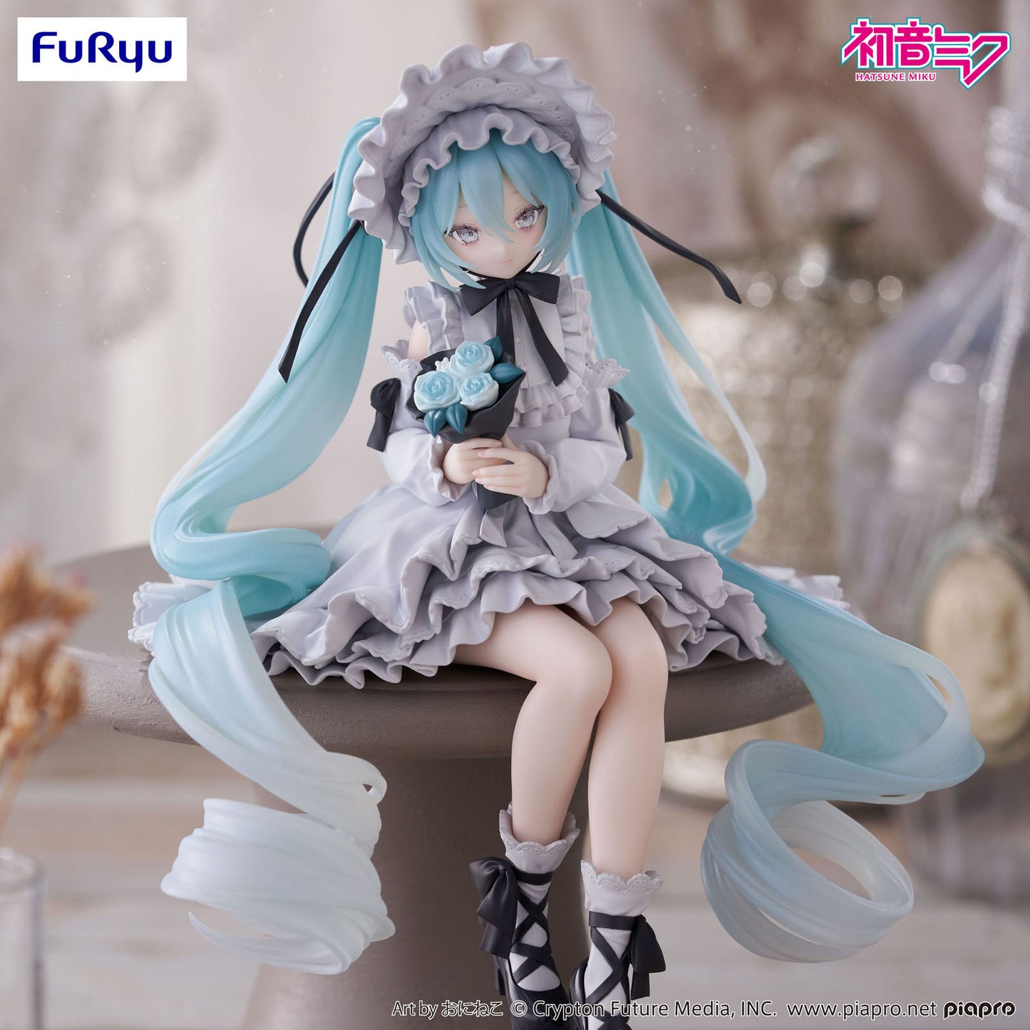 Character Vocal Series 01 - Hatsune Miku - Vintage Doll Style Noodle Stopper Figur - 15cm - FuRyu