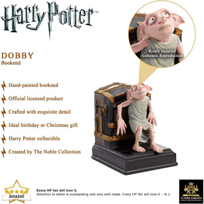 Harry Potter - Dobby der Hauself - Handbemalte Buchstütze - 19cm - Noble Collection