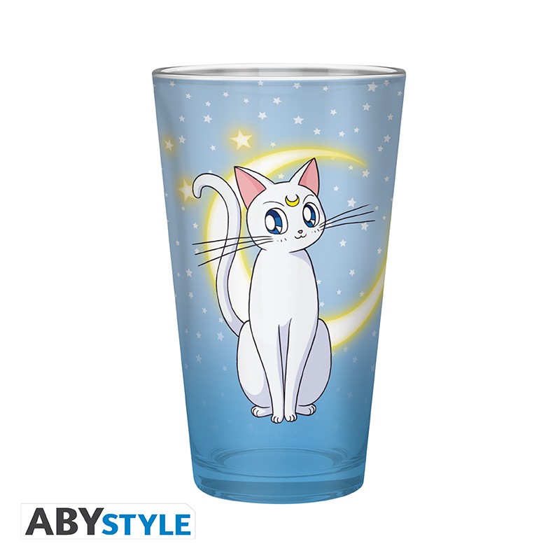 Sailor Moon - Luna & Artemis - Großes Trinkglas - 400ml - ABYstyle