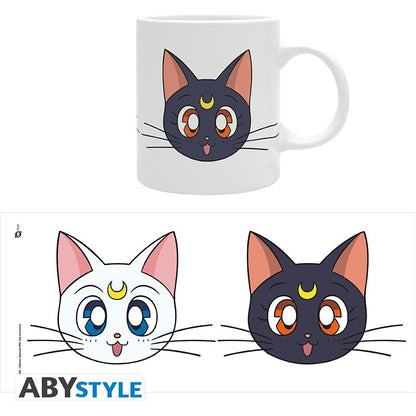 Sailor Moon - Luna & Artemis - Keramik Tasse - 320 ml - ABYstyle