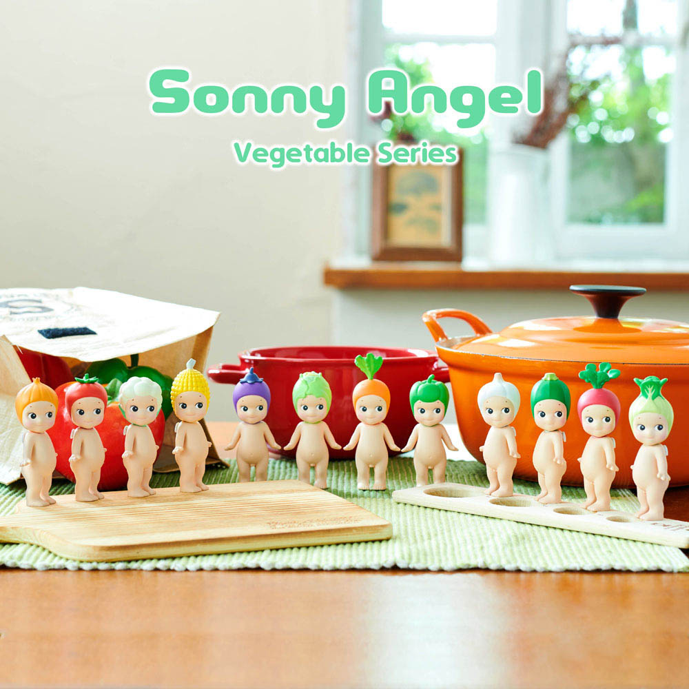 Sonny Angel Sammelfigur mit Gemüsemütze | Blind Box Vegetable Series | 8 cm