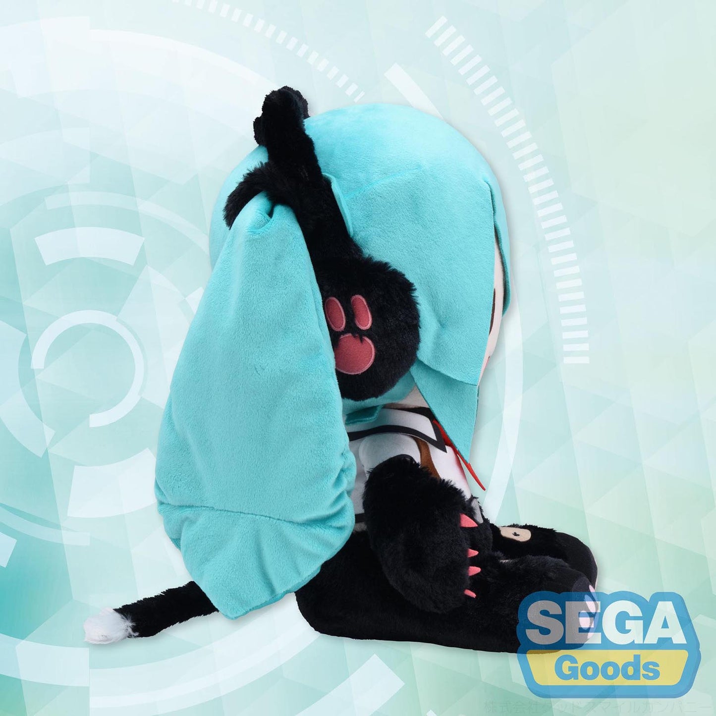 Vocaloid - Hatsune Miku (Kitty Cat Ver.) - Fuwa Petit Plüschfigur LL - 30 cm - SEGA