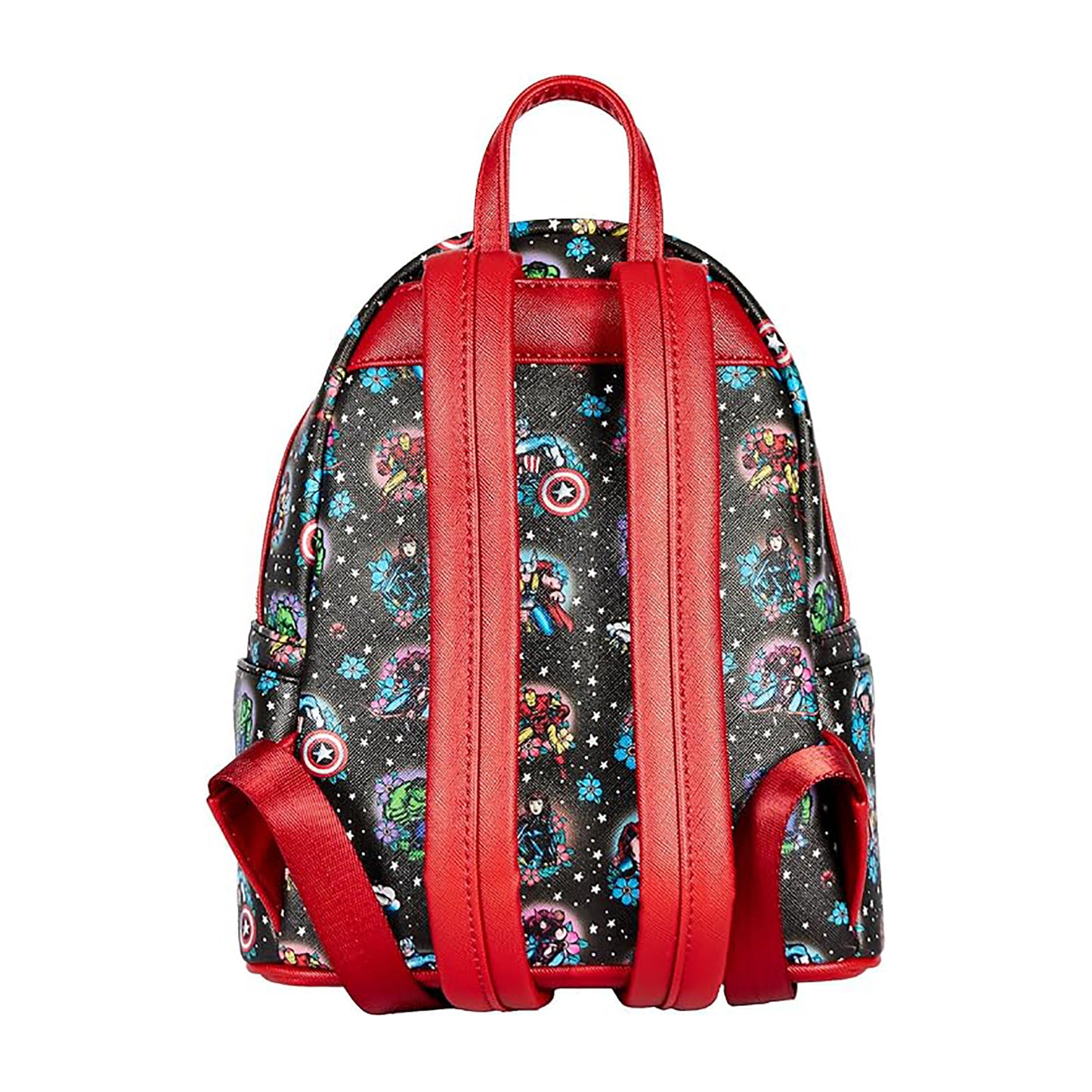 Marvel Avengers - Captain America, Iron Man & Hulk - Mini Rucksack (Tattoo Design) - Loungefly