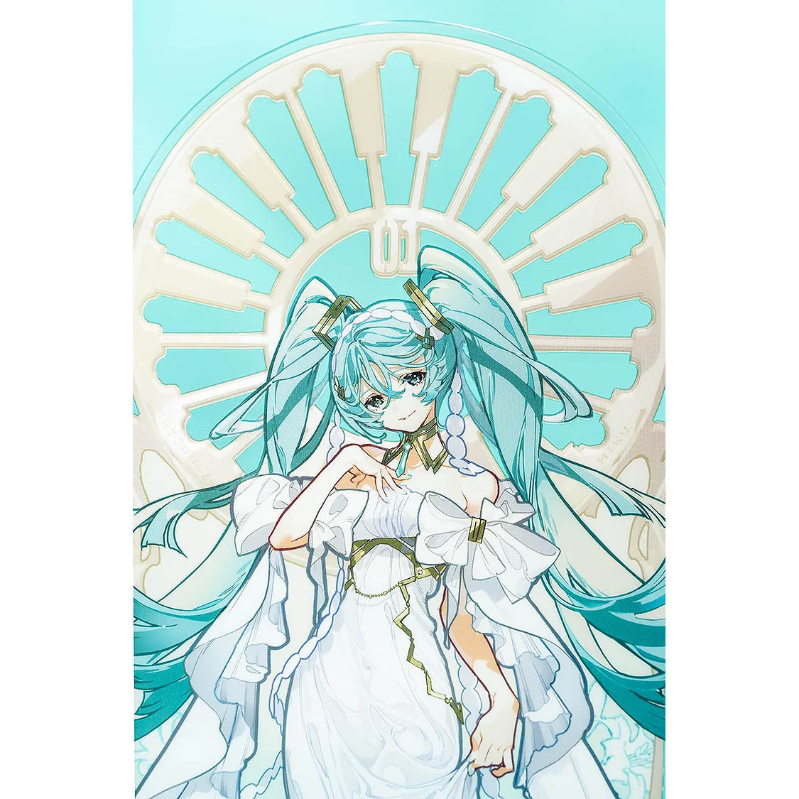 Character Vocal Series 01 - Hatsune Miku feat. Yoneyama Mai - Mega Acrylic Stand (1/7 Scale) - 35 cm - Good Smile Company