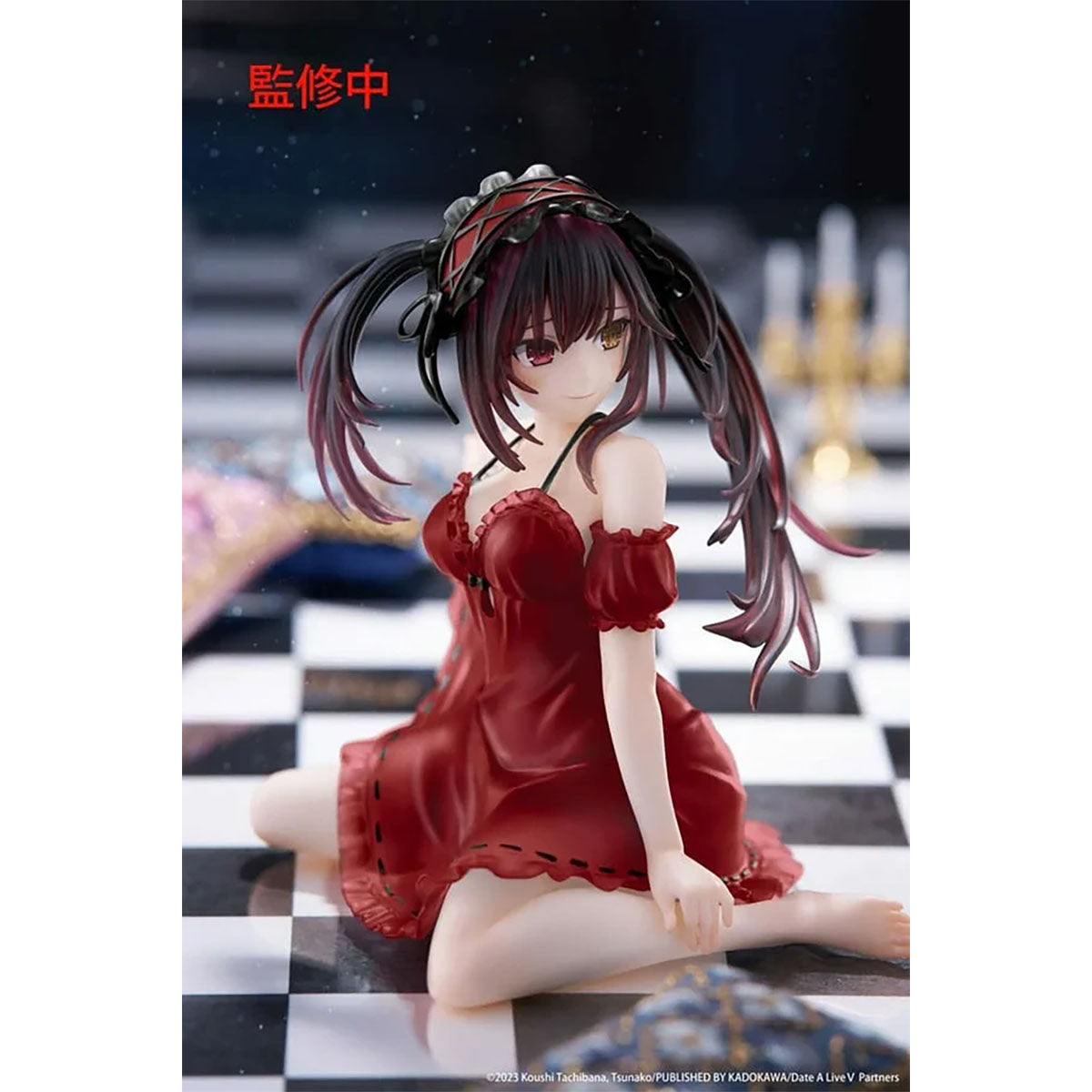 Date A Live V - Kurumi Tokisaki (Nightwear Ver. Renewal) - Desktop Cute Figure - 13 cm - Taito