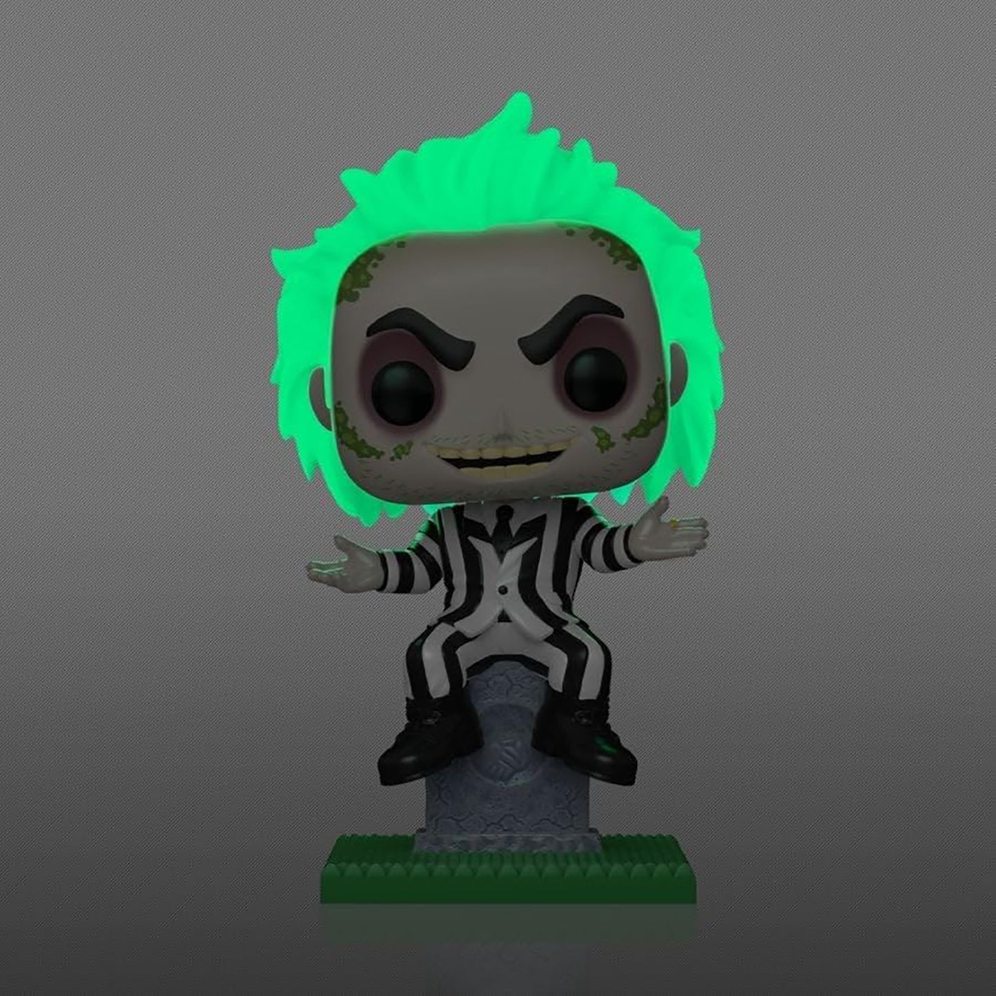 Beetlejuice - Beetlejuice on Tombstone (Glow in the Dark) - Funko Pop! Plus (Nr. 1757) - Special Edition - 10 cm - Funko