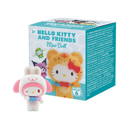 YuMe Hello Kitty and Friends mit Tierkostüm | Sanrio Figur | Blind Box | 5 cm