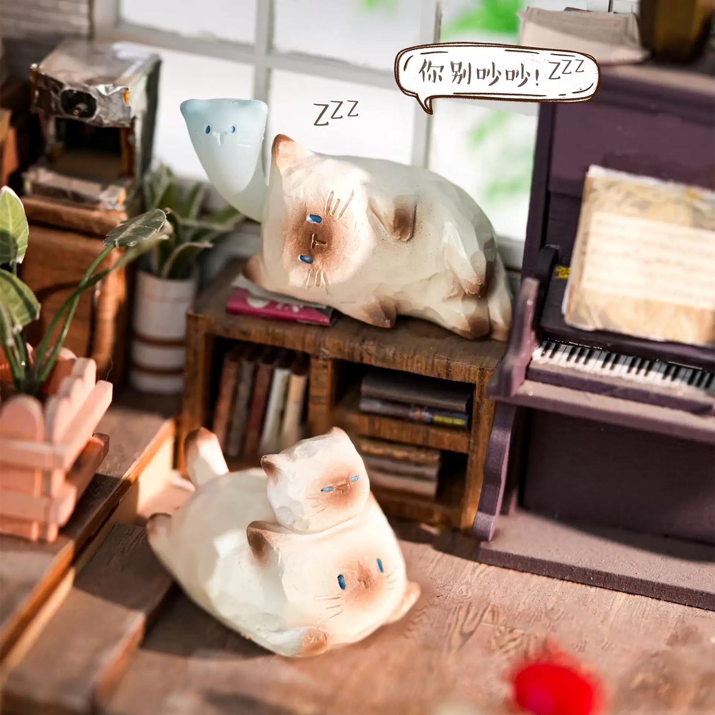 Maomao PAL - Emotion Series - Flocked Blind Box - Mini-Figur - Einzelbox - Thing Woo