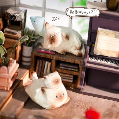 Maomao PAL - Emotion Series - Flocked Blind Box - Mini-Figur - Einzelbox - Thing Woo
