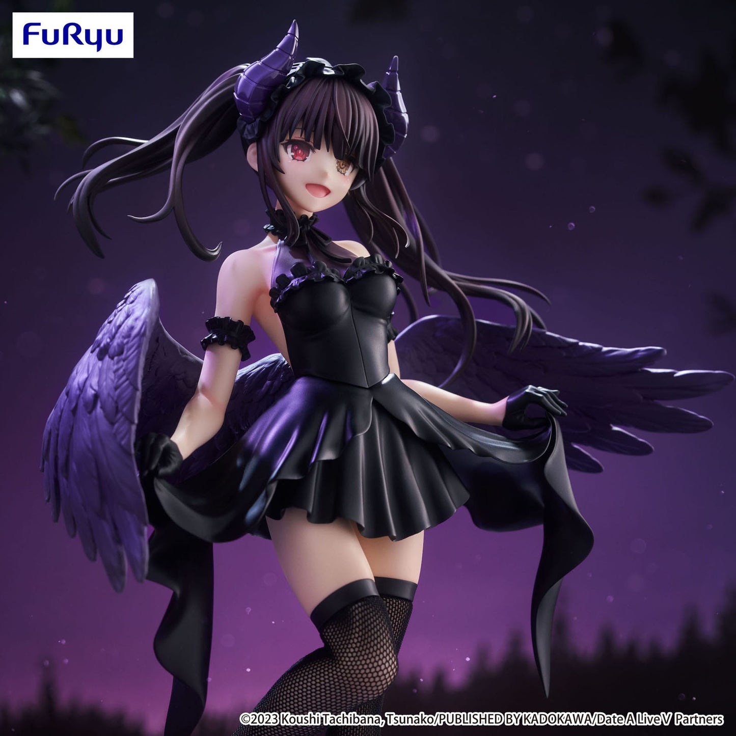 Date A Live V - Kurumi Tokisaki - BiCute Dark Figur - 23 cm - FuRyu