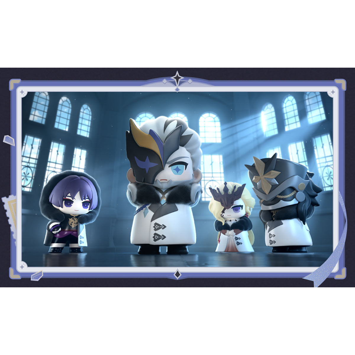 Genshin Impact - Fatui Harbingers Series Chibi-Minifigur - Blind Box - Einzelbox - miHoYo