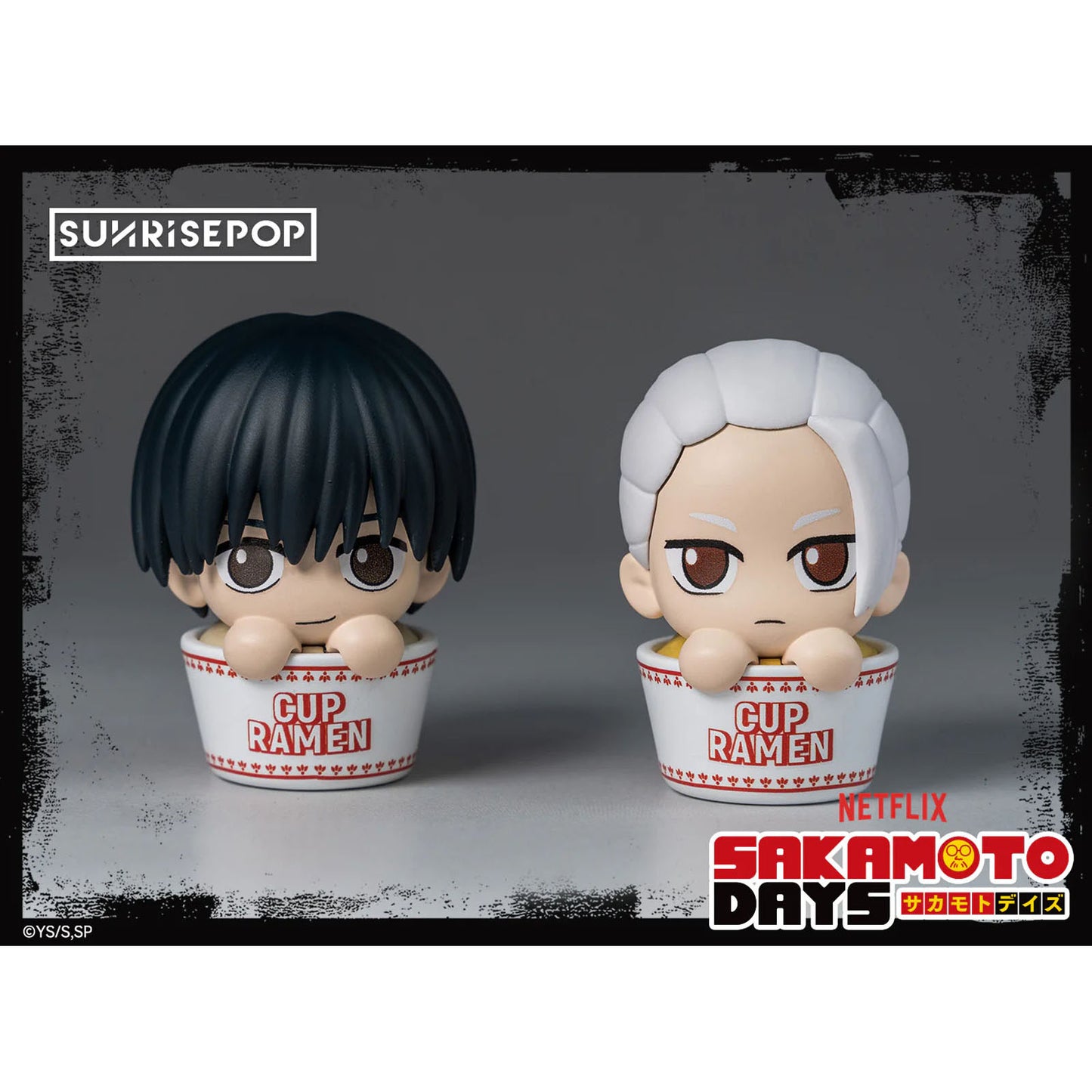 Sakamoto Days - Cup Ramen Mini Desktop Figuren - Blind Box - Einzelbox - 4.5 cm - SUNRISEPOP