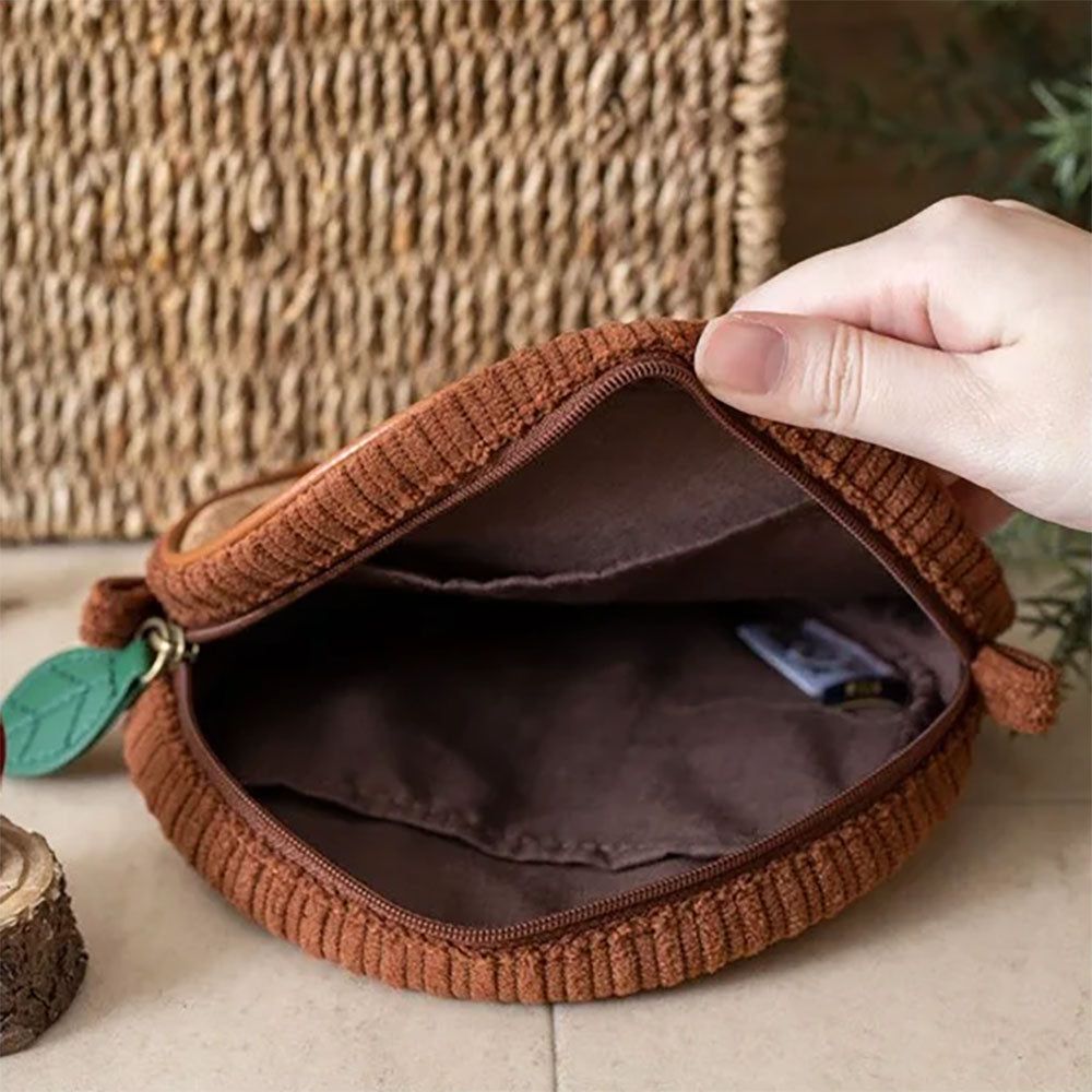 Mein Nachbar Totoro - Sagara Round Pouch Log Runde Plüschtasche - 15 x 15 x 6 cm – Marushin