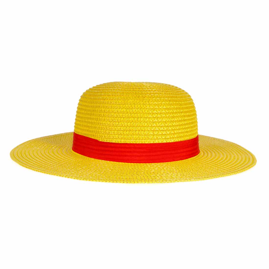 One Piece - Monkey D. Ruffy Strohhut – Handgeflochtener Cosplay Hut - 32 cm