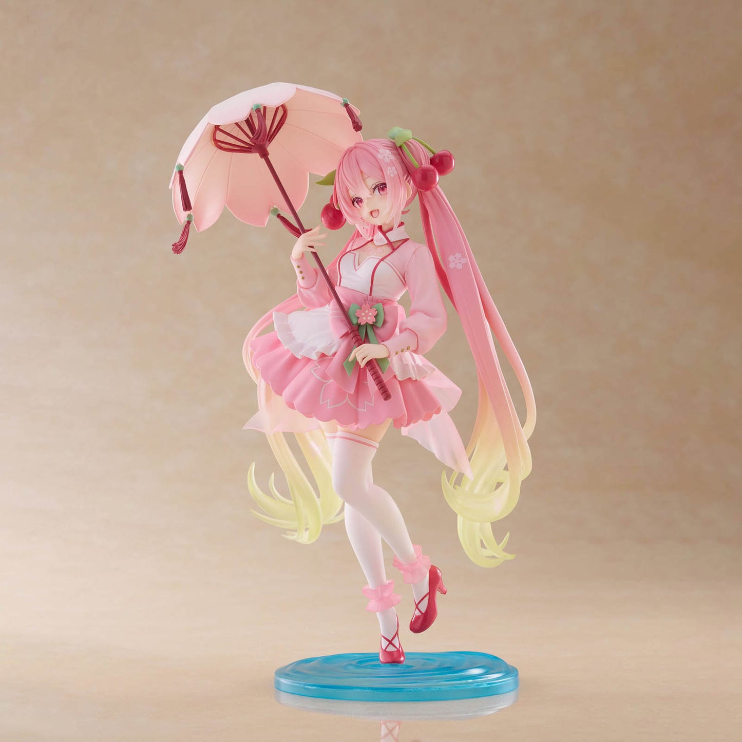 Hatsune Miku - Sakura Miku: Sakura Dress Ver. - AMP+ Prize Figur - 21cm - Taito