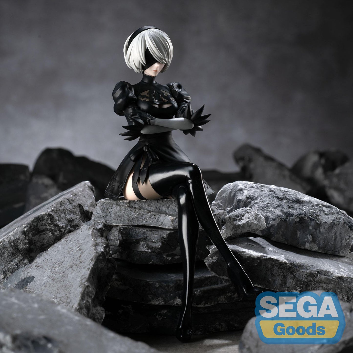 NieR:Automata Ver1.1a - 2B (YoRHa No. 2 Type B) - PM Perching PVC Statue - 13 cm - Sega