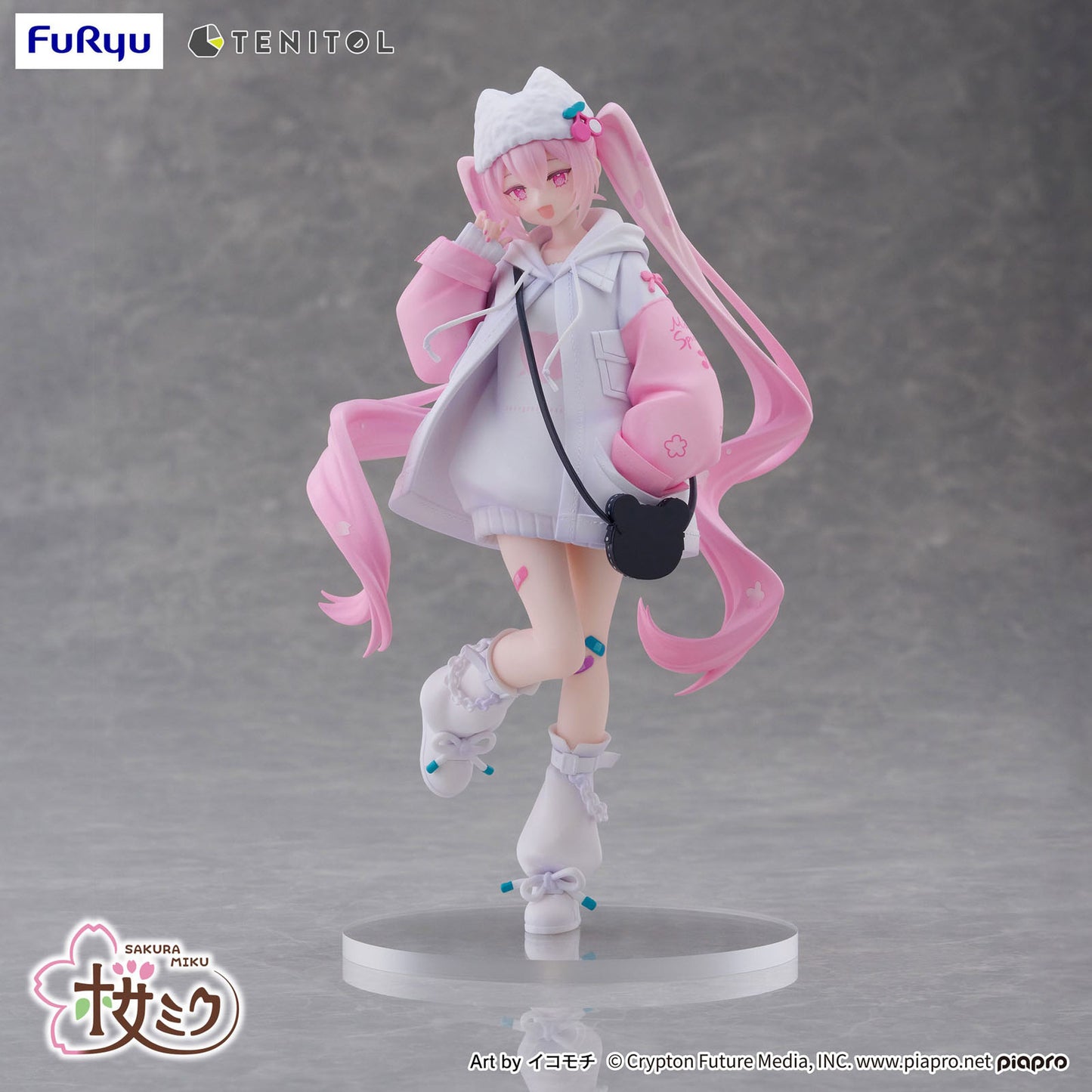 Hatsune Miku - Tenitol Premium PVC Statue Sakura Miku Cool Style [petit] - 19cm - FuRyu