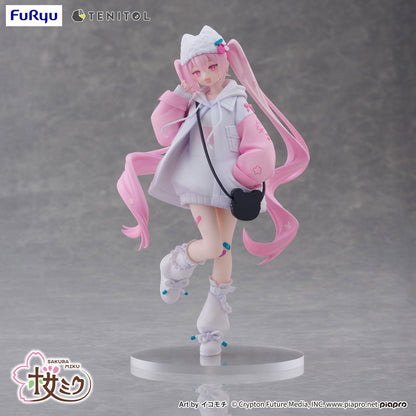 Hatsune Miku - Tenitol Premium PVC Statue Sakura Miku Cool Style [petit] - 19cm - FuRyu