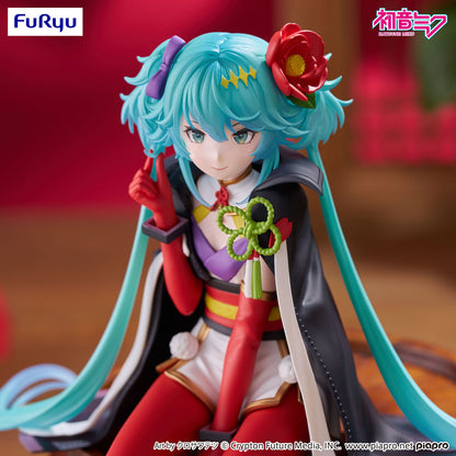 Vocaloid - Hatsune Miku - Flower Fairy Camellia - Noodle Stopper PVC Figur - 15cm - FuRyu