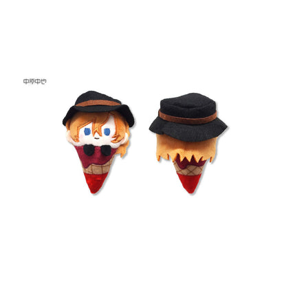 Bungo Stray Dogs - "Ice-cream cone vol.1" (Version B) Chibi Plüsch-Anhänger - Blind Box - Einzelbox - Tapioca