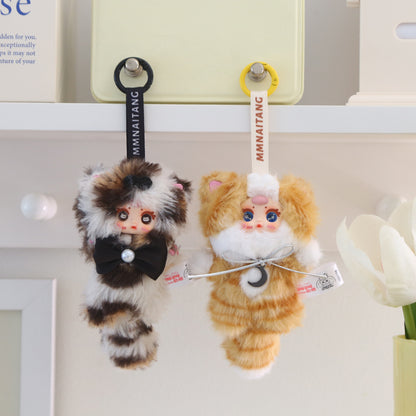 Mm Sugar Baby Cat - Plüsch-Schlüsselanhänger - Blind Box - Einzelbox - Fetish Go
