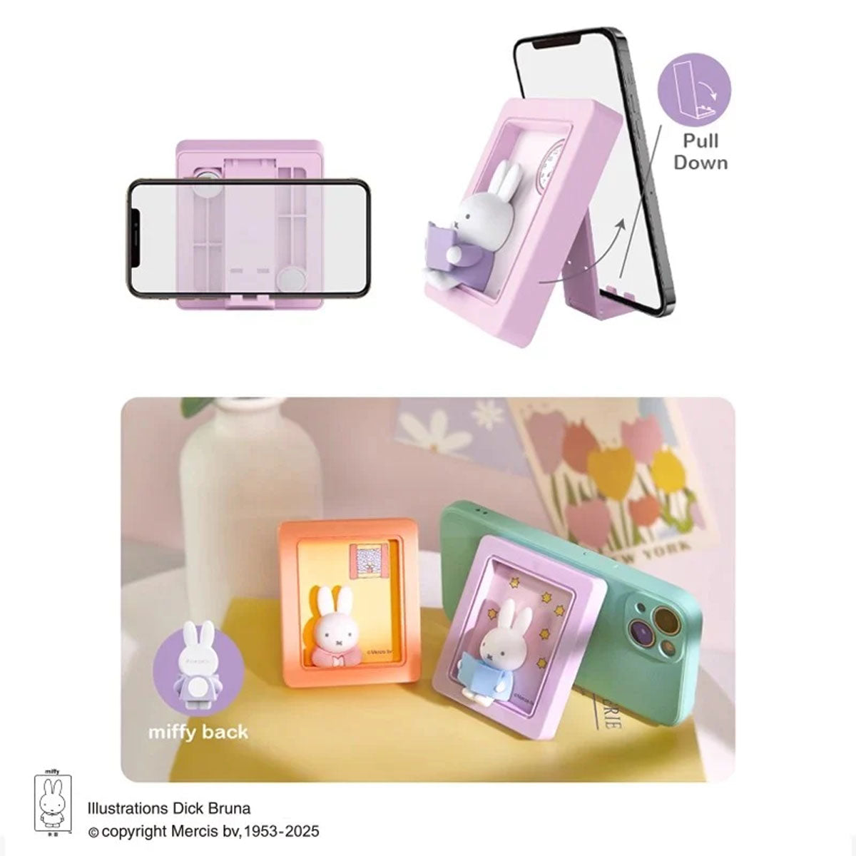 Miffy - Photo Frame & Phone Stand Magnet - Blindbox - Einzelbox - 10.5cm
