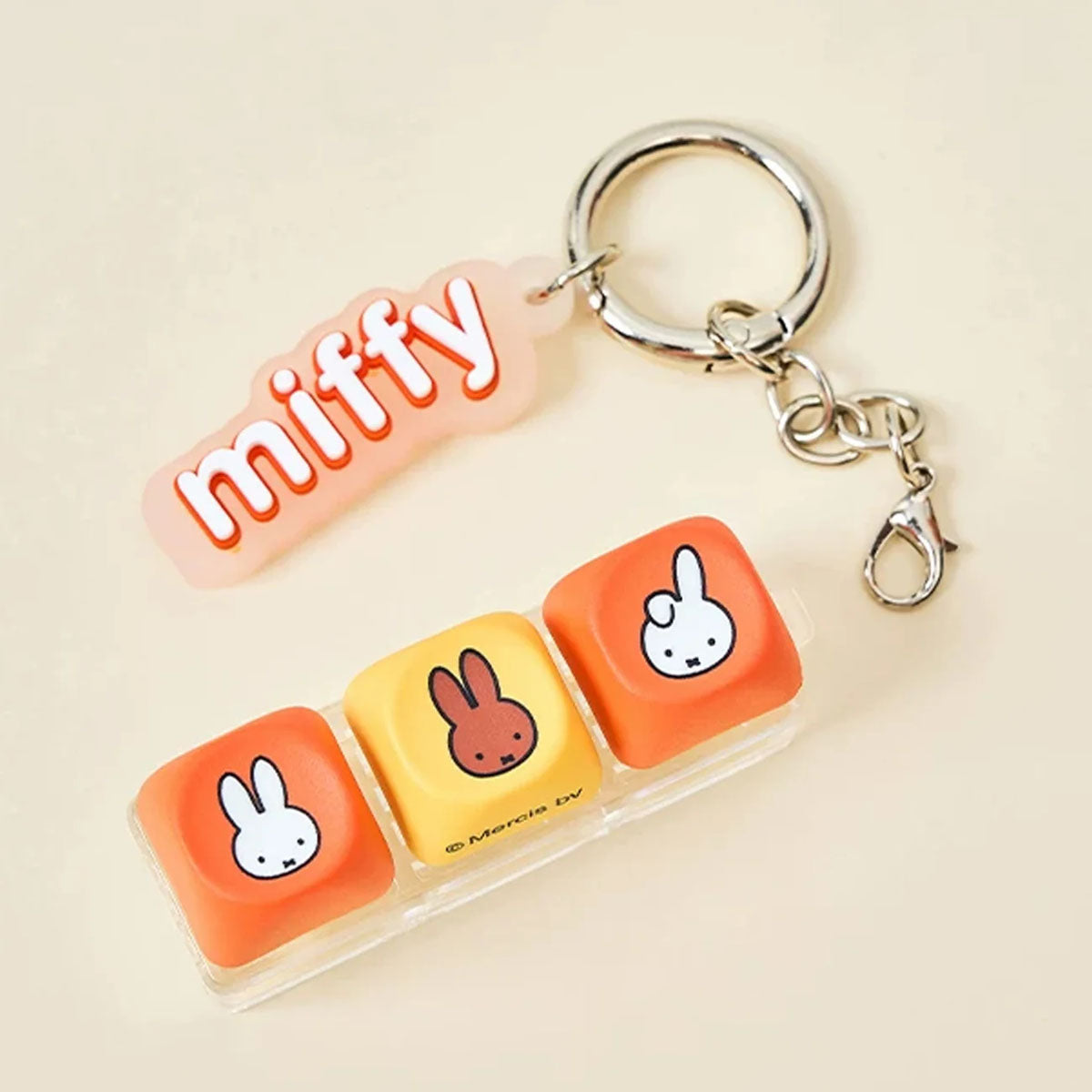 Miffy - Keycap Fidget Schlüsselanhänger - Blindbox - Einzelbox - 12.6cm