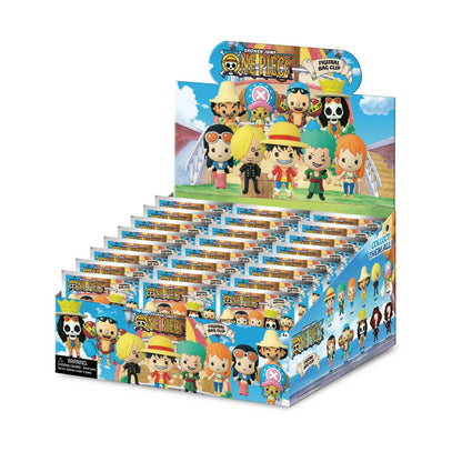 One Piece - Series 1 3D Foam Bag Clip Schlüsselanhänger-Blindbag - Einzelbag - 6cm - Monogram