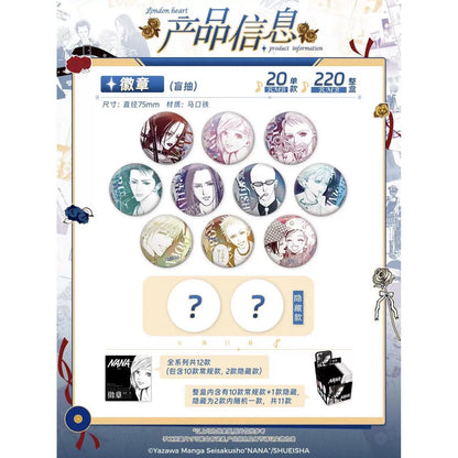 NANA - Weißblech-Abzeichen Blind Bag - Einzelbag - 7,5cm - Shueisha