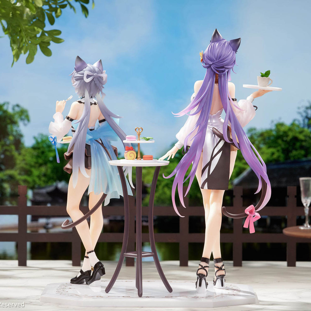 Vsinger - Luo Tianyi & Mo Qingxian - Tea Time Melody Ver. Figur -  1/7 Scale - 23-25,5cm - AniMester