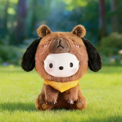 Sanrio Characters: Chill Capybara Series - Plüsch-Anhänger Blind Box - Einzelbox - 13-15cm - MINISO