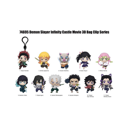 Demon Slayer: Infinity Castle - 3D Foam Bag Clip Blind Bag - Einzelbag - 5cm - Monogram