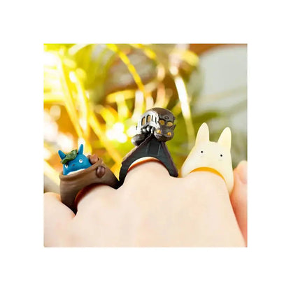 My Neighbor Totoro: Totoro Serie 1 - Ring-Figur mit Display-Ständer Blind Box - Einzelbox - Benelic