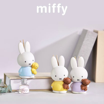 Miffy - Duftdiffusor-Sammelfigur - Blindbox - Einzelbox - ca. 136 mm - Choco Teddy