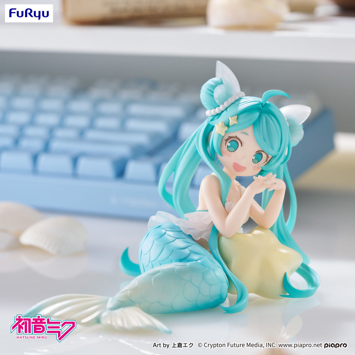 Hatsune Miku - Mermaid Princess Ver. - Desktop Fairy Sammelfigur - ca. 9cm - FuRyu