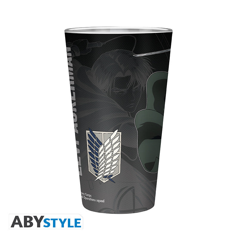 Attack on Titan - Levi Staffel 4 - Trinkglas XXL - ca. 400ml - ABYstyle