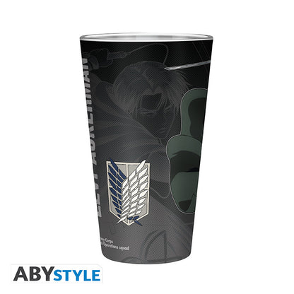 Attack on Titan - Levi Staffel 4 - Trinkglas XXL - ca. 400ml - ABYstyle