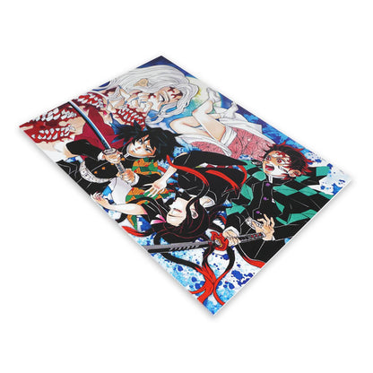 Demon Slayer - Kimetsu no Yaiba Wandbild - Poster Hartschaumplatte - 30x42cm - Anime Mura