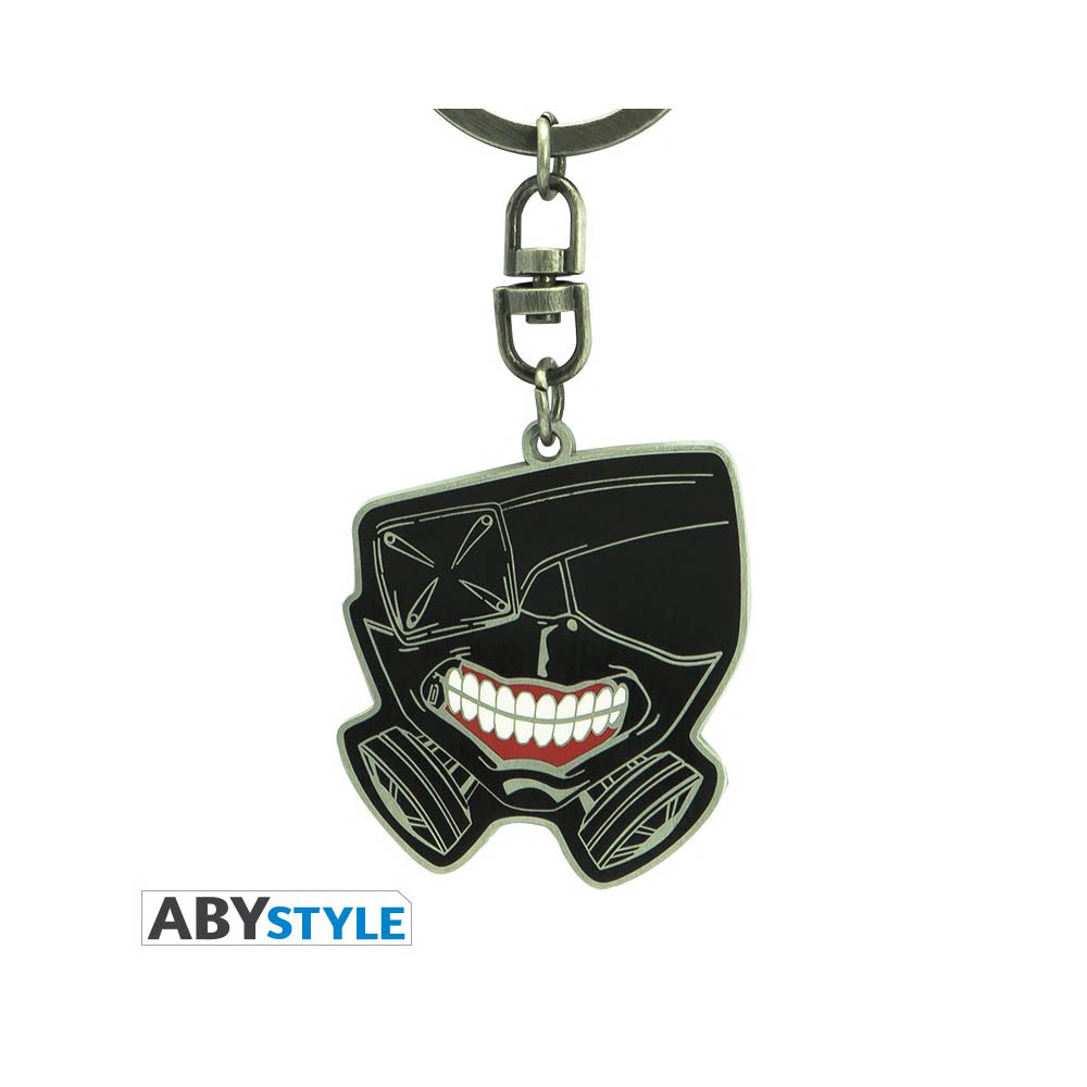 Tokyo Ghoul - Maske von Ken Kaneki - Schlüsselanhänger - 4,4 x 3,8 cm - ABYstyle