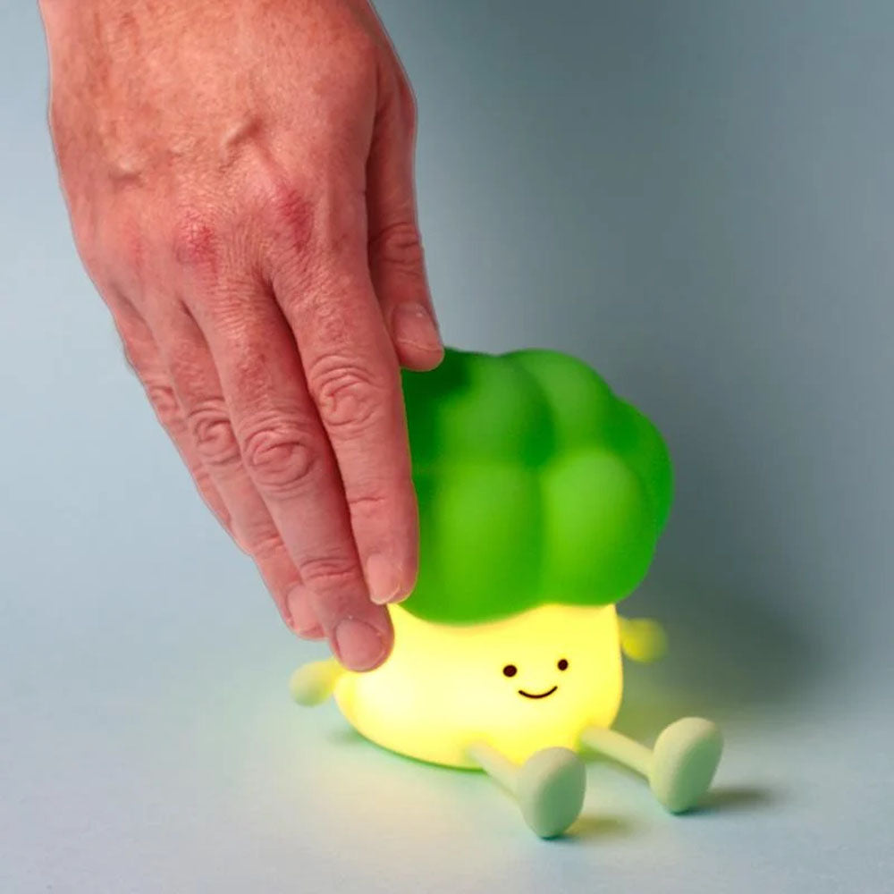 Kawaii - Foodiemals Broccoli - LED Nachtlicht mit Handyhalterung - 11cm - Puckator