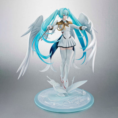 Mobile Suit Gundam x Hatsune Miku - Hatsune Miku x Wing Gundam Zero EW (45th Anniversary) Lucrea - Scale Figur 1/7 - 27cm - MegaHouse