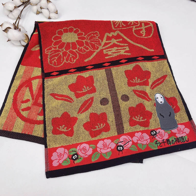 Chihiros Reise ins Zauberland - Ohngesicht Badehaus - Handtuch - 34 x 80 cm - Marushin