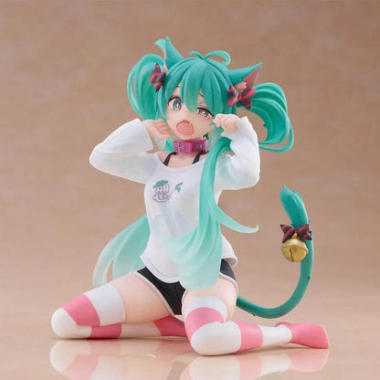 Hatsune Miku - Miku Cat Ear T-Shirt - Figur Desktop Cute - 13 cm - Taito