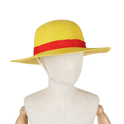 One Piece - Monkey D. Ruffy - Strohhut für Kinder - Ø 31 cm - CosplayStudio