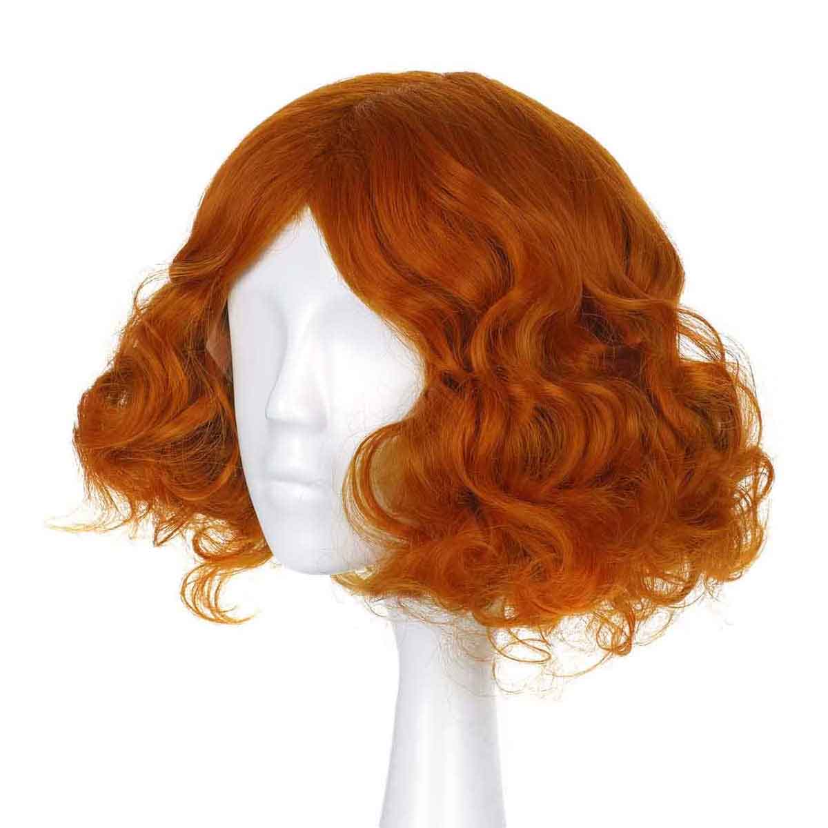 Alice im Wunderland - Verrückter Hutmacher - Cosplay Perücke Orange gelockt - 24 cm - CoolChange