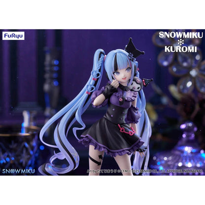 Hatsune Miku x Sanrio - Snow Miku x Kuromi - Trio-Try-iT Figure - 19 cm - FuRyu
